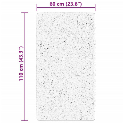 vidaXL Dywan HUARTE z krótkim włosiem, beżowy, 60x110 cm