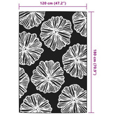 vidaXL Dywan zewnętrzny, zielony, 120x180 cm, PP