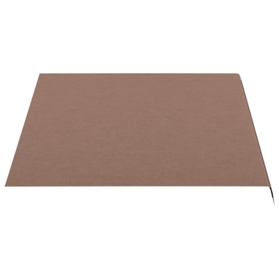 Zapasowa tkanina na markizę, brązowa, 3,5x2,5 m, poliester