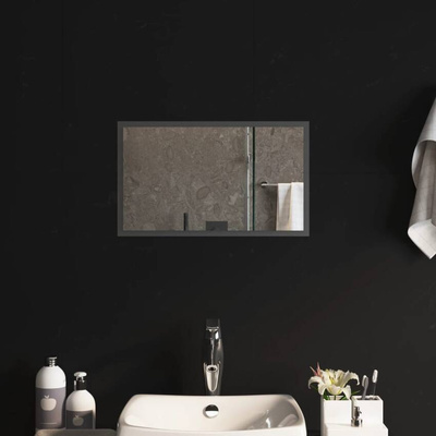 vidaXL Lustro łazienkowe z LED, 50x30 cm