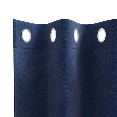 Zasłony zaciemniające 2 pcs Ciemnoniebieski 140 x 245 cm