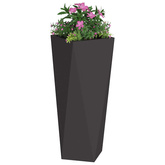 Donica Czarny 30 x 30 x 75 cm Stal