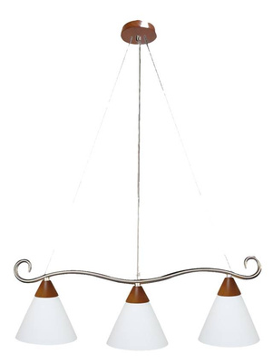 lampa sufitowa candellux wyprzedaż 33-27569 salem zwis 3x60w E27 satyna nikiel