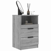 Szafki nocne 2 szt. Szary Sonoma Medium Engineered Wood