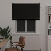 Żaluzja wenecka Czarny 150 x 110 cm 25 mm PVC