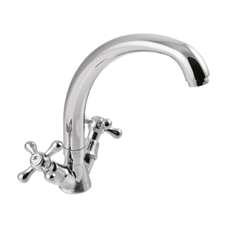 Bateria umywalkowo-zlewkozmywakowa Roma chrom  Invena