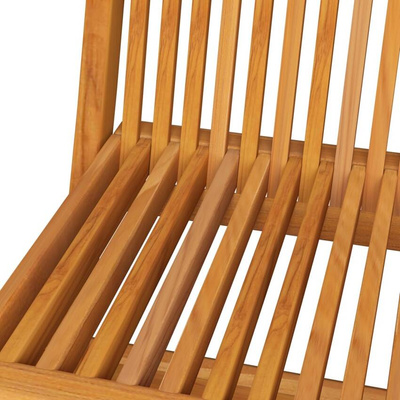 vidaXL Składane krzesła ogrodowe, 8 szt., lite drewno tekowe model standard