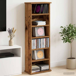 Kabinet na płyty CD Stare drewno 60 x 17 x 92 cm