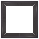 Mur oporowy 4 szt. 100 x 100 x 30 cm Stal Czarny