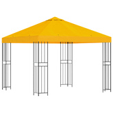 Altana 3 x 3 m żółty Poliester i Stal 190 gsm