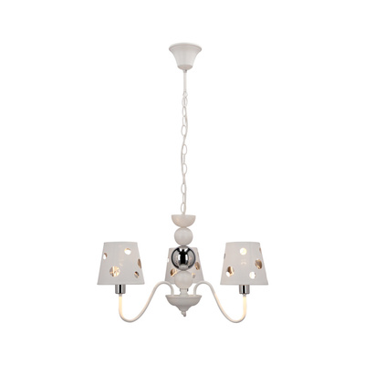 Żyrandol biały lampa wisząca 3xE14 Batley Ledea 50203109