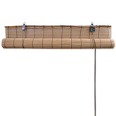 vidaXL Rolety bambusowe, 120 x 220 cm, brązowe
