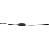 Lampka nocna Sakai Ledea czarna metalowa LED nowoczesna