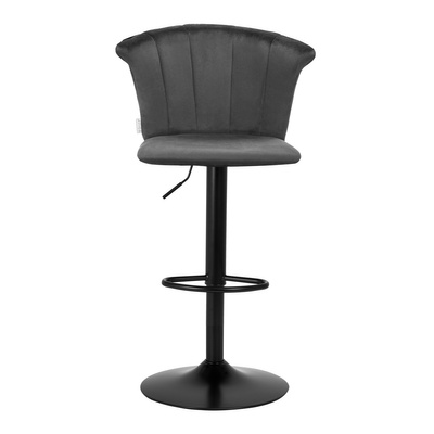 4Rico Hoker barowy QS-B801 aksamit szary 147830