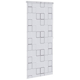 Roleta prysznicowa 120 x 240 cm, wzór w kwadraty