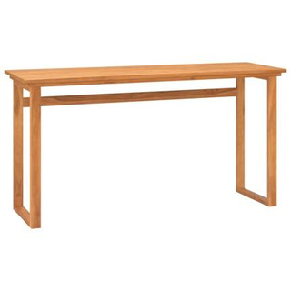 vidaXL Biurko, 140x45x75 cm, lite drewno tekowe