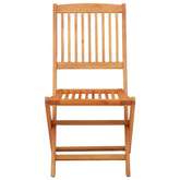 vidaXL Składane krzesła ogrodowe, 4 szt., lite drewno eukaliptusowe