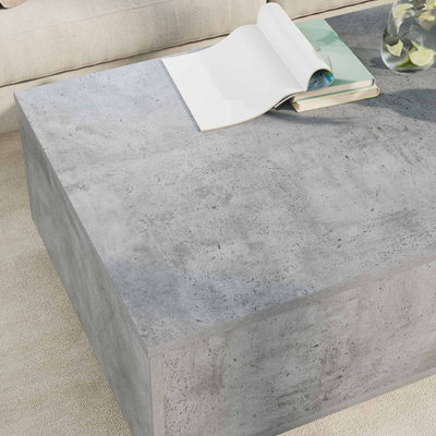 Stolik kawowy Betonowy szary 95 x 55 x 31 cm