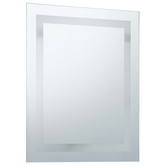 vidaXL Ścienne lustro łazienkowe z LED i czujnikiem dotykowym 60x80 cm