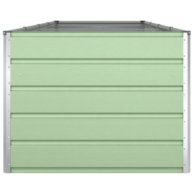 Donica Pastelowa Zieleń 385 x 100 x 75 cm Stal Galwanizowana