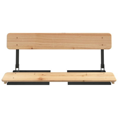 3-cz. zestaw składanych mebli biesiadnych, lite drewno jodłowe