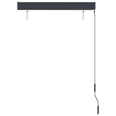 vidaXL Roleta zewnętrzna, 100x250 cm, żółto-niebieska