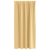 Firany blackout z kółkami 2 pcs Beżowy 175 x 140 cm Poliester