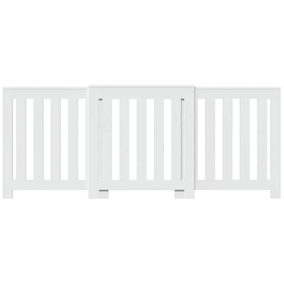 Osłona na grzejnik, biała, 205x21,5x83,5 cm