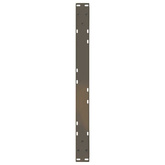 Nogi do stolika kawowego 2 szt. Naturalna stal 70x(42-43,3) cm Stal