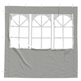 Ściana boczna namiotu na imprezy 2 pcs 200 x 195 cm jasnoszary