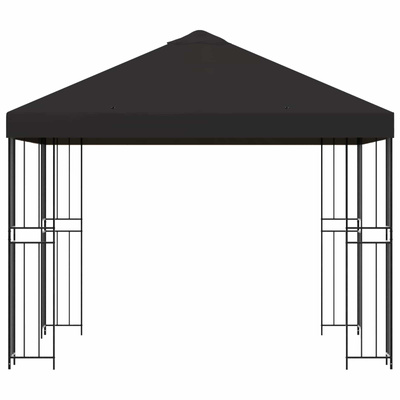 Altana 3 x 3 m antracytowy Poliester i Stal 190 gsm