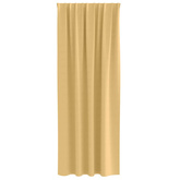 Firany blackout z kółkami 2 pcs Beżowy 225 x 140 cm Poliester