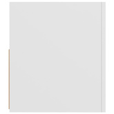 vidaXL Szafka pod TV z oświetleniem LED, biała, 90x35x40 cm