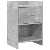 Szafki nocne Betonowy szary 40 x 30 x 60 cm Drewno inżynieryjne