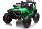Auto Terenowe Na Akumulator Jeep JC666 Światła LED MP3 Pilot Zielony