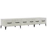 vidaXL Szafka pod TV, szarość betonu, 150x34,5x30 cm