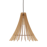 Eco 1 lampa wisząca 1x40 e27 Abażur drewniany