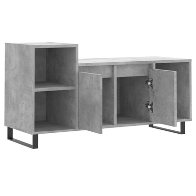 vidaXL Szafka pod TV, szarość betonu, 100x35x55 cm