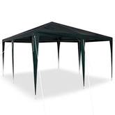 Namiot Imprezowy Zielony 400 x 400 x 266 cm Polietylen i Stal