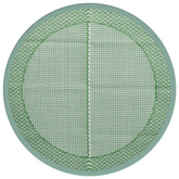 vidaXL Dywan na zewnątrz, zielony, Ø160 cm, PP