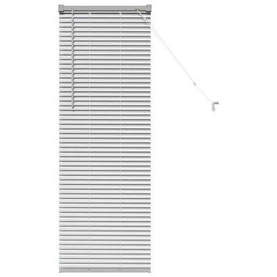 Żaluzje weneckie Srebrny 130 x 50 cm Aluminium