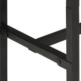 Stolik barowy, 150x55x107 cm, surowe lite drewno mango