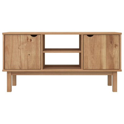 vidaXL Szafka pod TV OTTA, 113,5x43x57 cm, lite drewno sosnowe