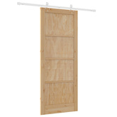 Drzwi przesuwne Naturalne i białe 86 x 211 cm