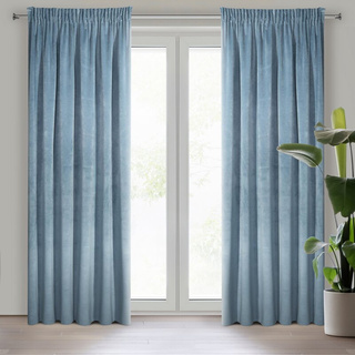 Zasłona Villa niebieska 140x270