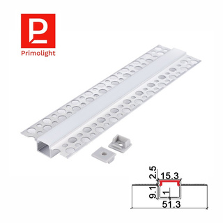 PrimoLight Profil aluminiowy LED podtynkowy srebrny