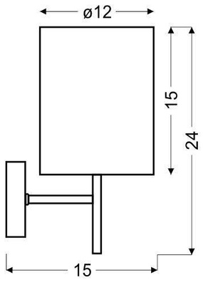 Kinkiet biały/patynowy lampa ścienna Yan 21-45386