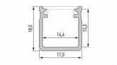 Profil LED LUMINES typ Y srebrny anodowany 2,02 m