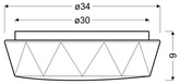 Lampa Sufitowa Candellux Sky 13-64547 Plafon Led 4000K