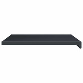 Parapet okienny Antracytowy z rysunkiem drewna PVC